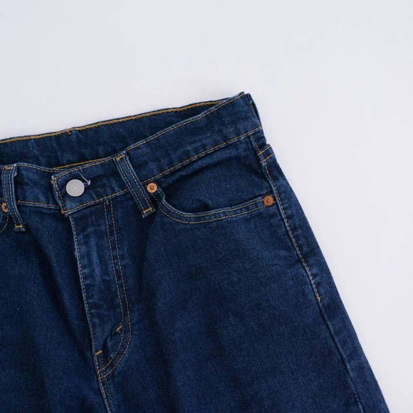 Levi's 505 Straight Leg  Dark Wash Denim Jeans 30/32 - Picture 7 of 12